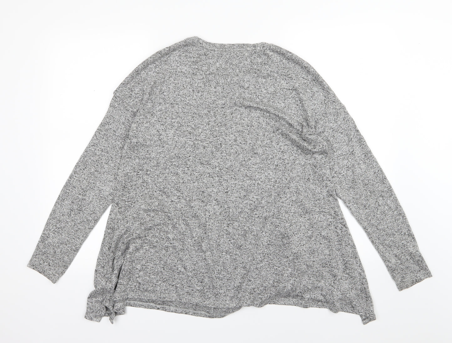 Papaya Womens Grey  Knit Pullover Jumper Size 12
