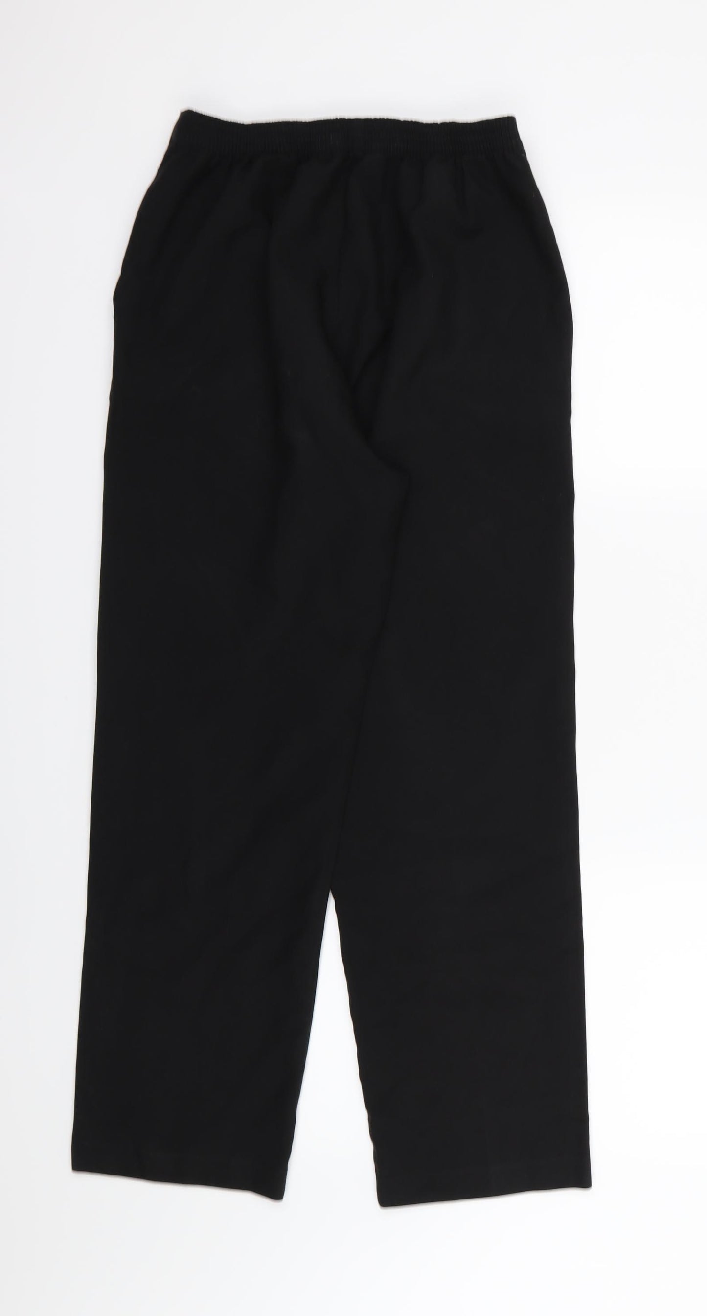 Sarah Hamilton Womens Black  Rayon Trousers  Size 10 L27 in