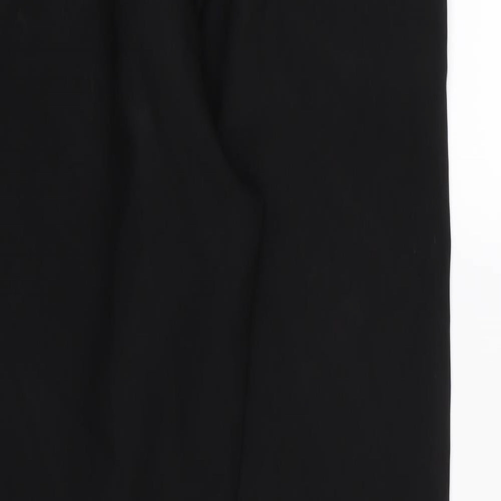 Sarah Hamilton Womens Black  Rayon Trousers  Size 10 L27 in