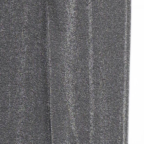 H&M Womens Silver   Trousers  Size 10 L30 in