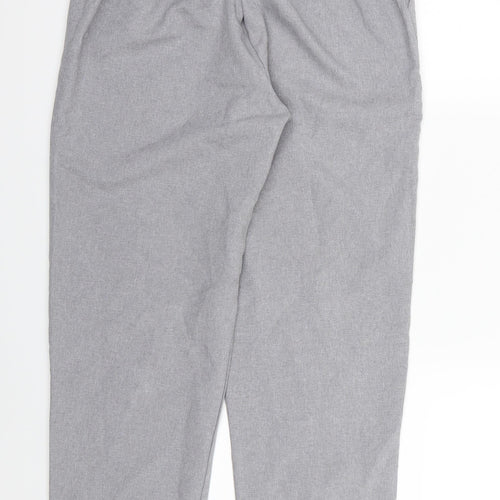Emma Collection Womens Grey  Rayon Trousers  Size 14 L27 in