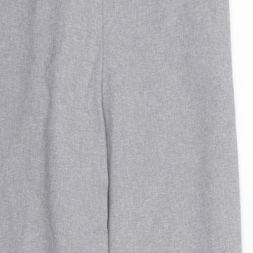Emma Collection Womens Grey  Rayon Trousers  Size 14 L27 in