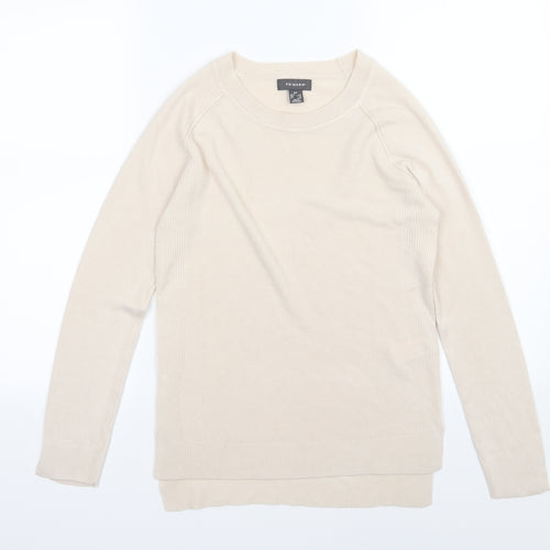 Primark Womens Beige  Knit Pullover Jumper Size 2XS
