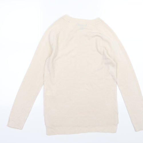 Primark Womens Beige  Knit Pullover Jumper Size 2XS