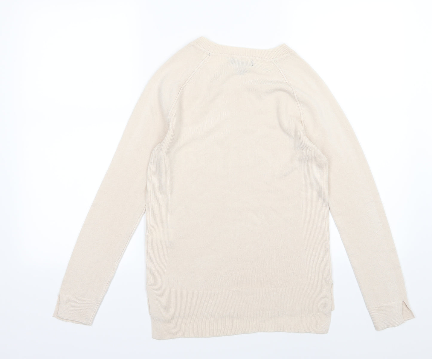 Primark Womens Beige  Knit Pullover Jumper Size 2XS