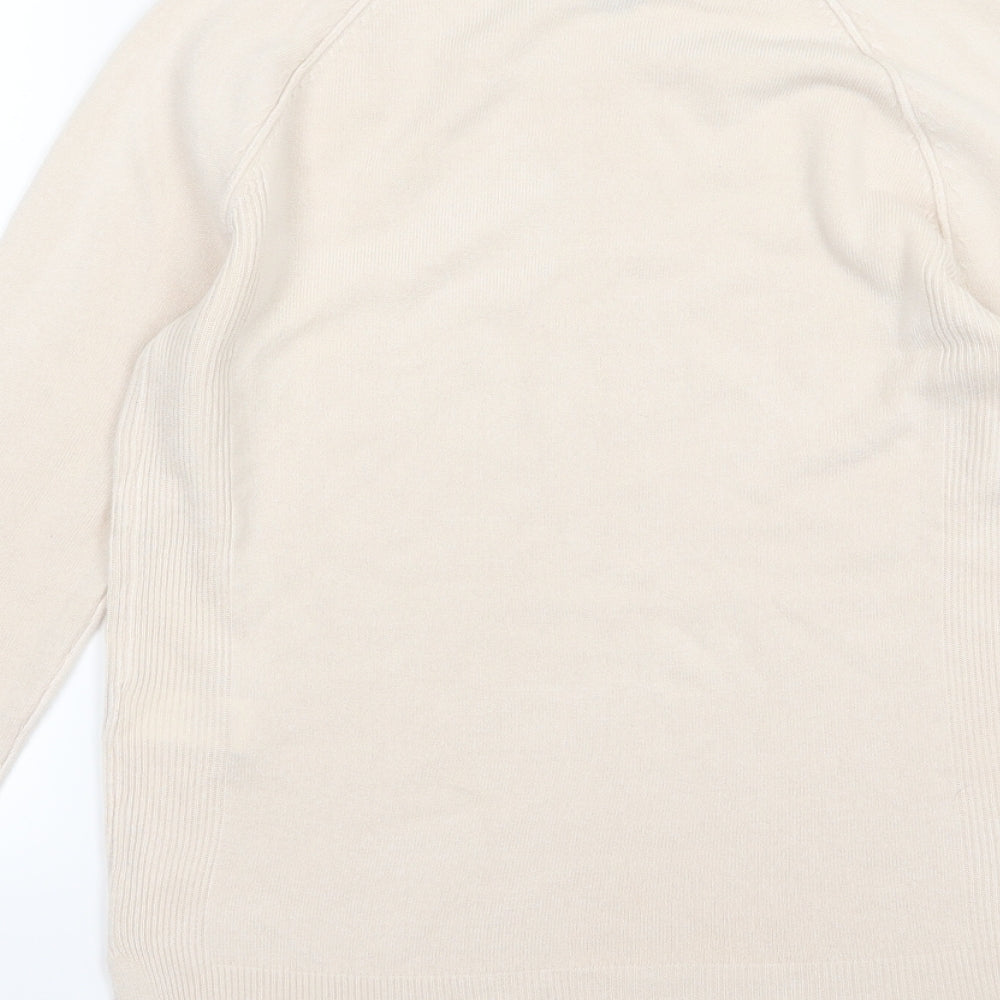 Primark Womens Beige  Knit Pullover Jumper Size 2XS