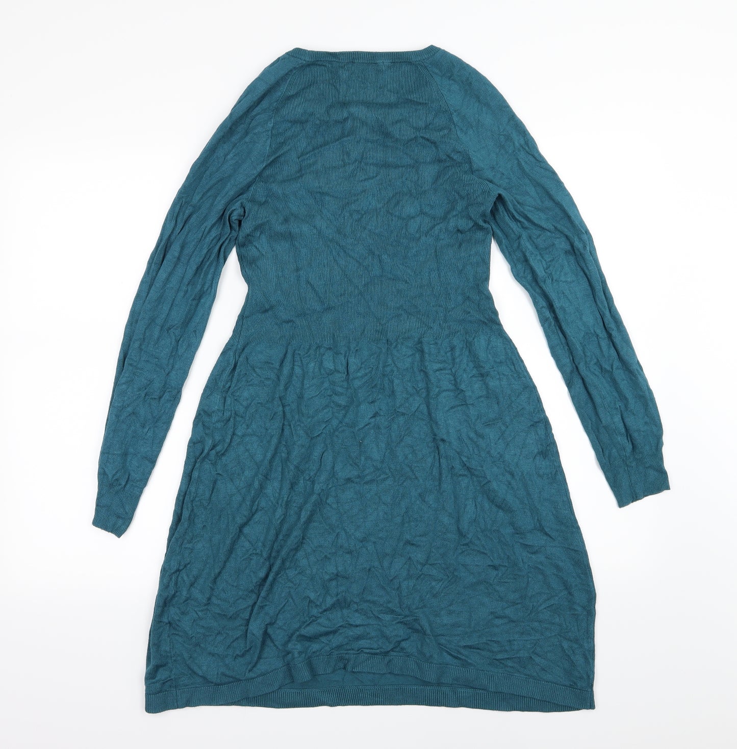 TU Womens Blue  Knit Jumper Dress  Size 10