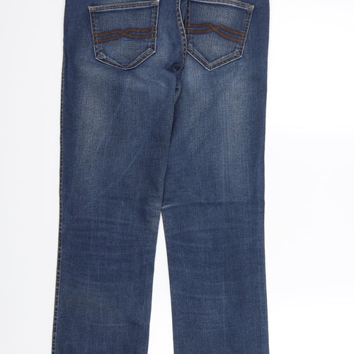 NEXT Womens Blue  Denim Straight Jeans Size 12 L29 in