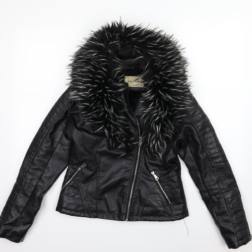 king of fashion Womens Black   Jacket  Size M