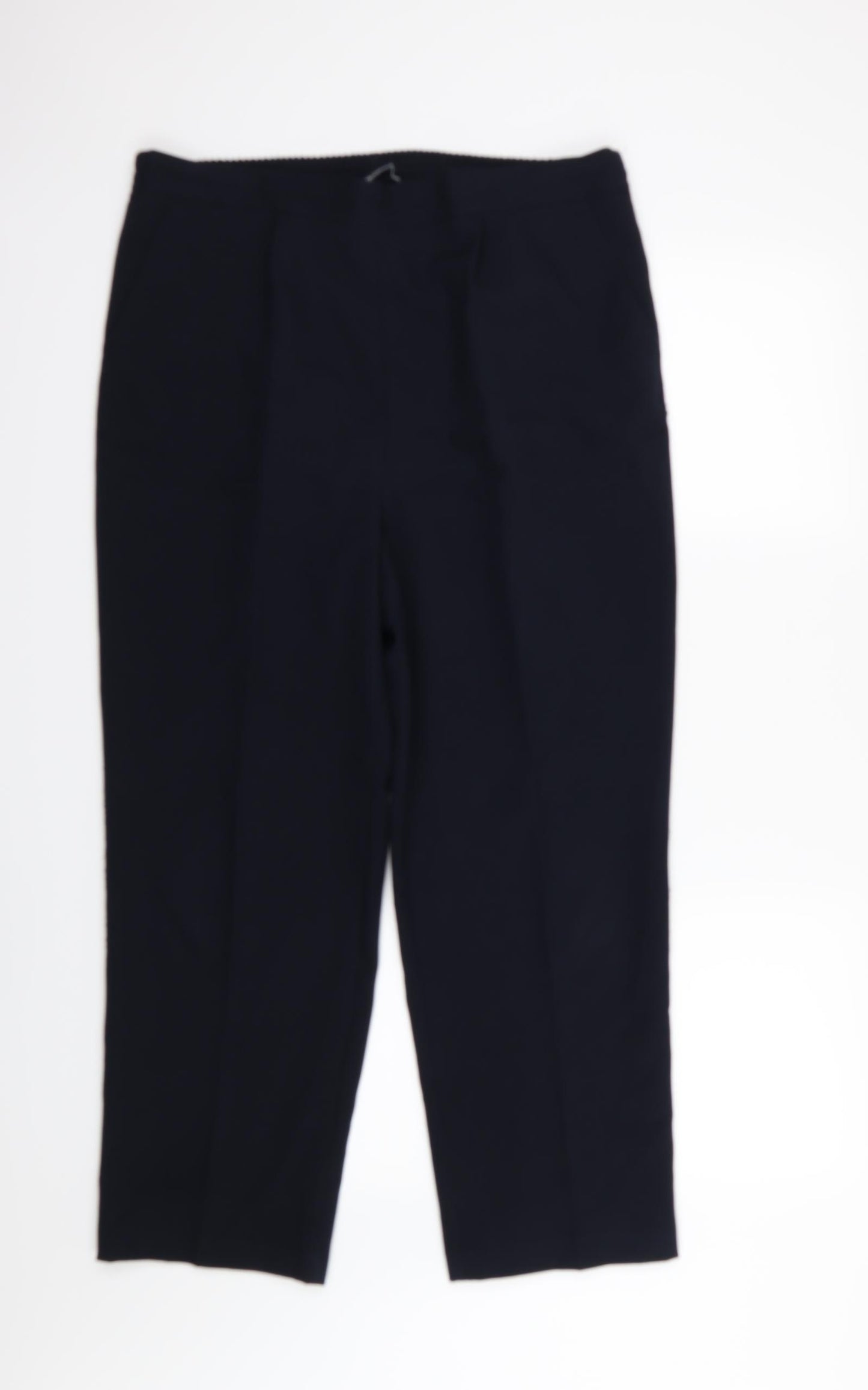 Bonmarché Womens Blue  Rayon Trousers  Size 16 L27 in