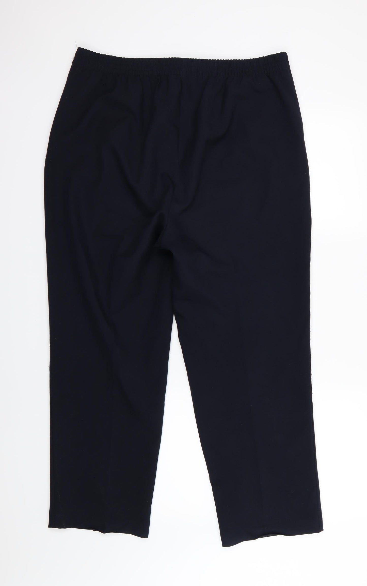 Bonmarché Womens Blue  Rayon Trousers  Size 16 L27 in