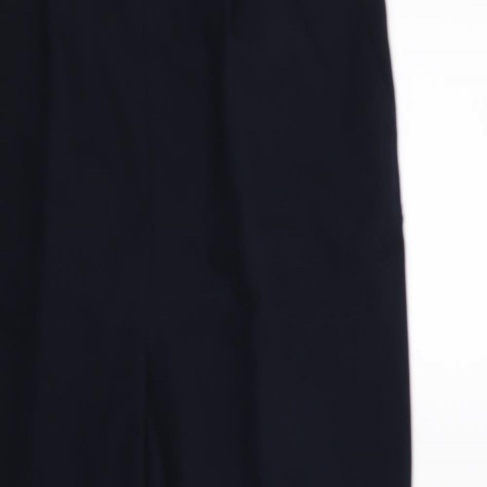 Bonmarché Womens Blue  Rayon Trousers  Size 16 L27 in