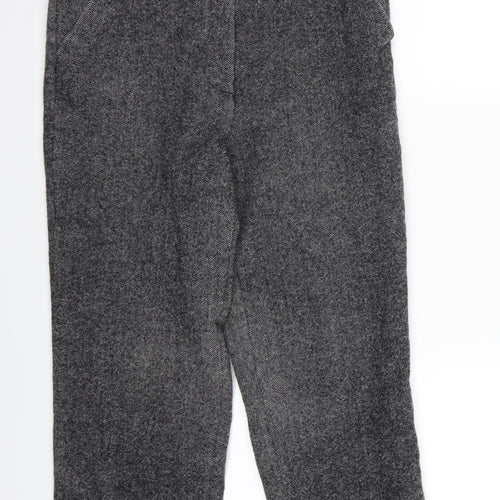 GARDEUR Womens Grey Herringbone  Trousers  Size 32 in L25 in