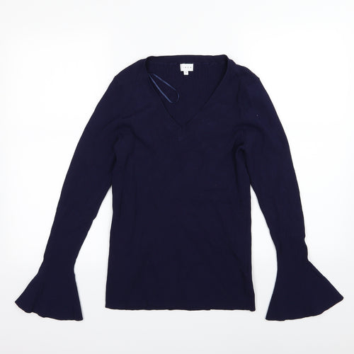 Linea Womens Blue  Knit Pullover Jumper Size 18