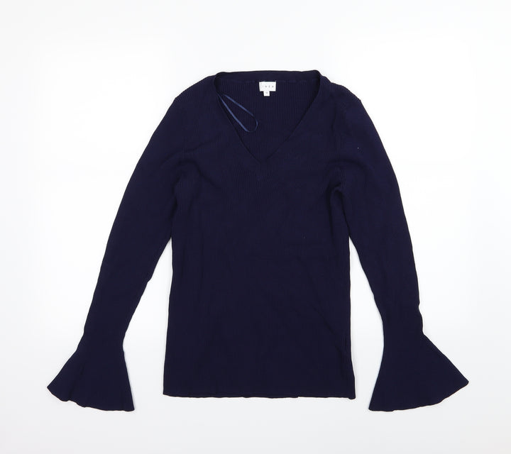 Linea Womens Blue Knit Pullover Jumper Size 18