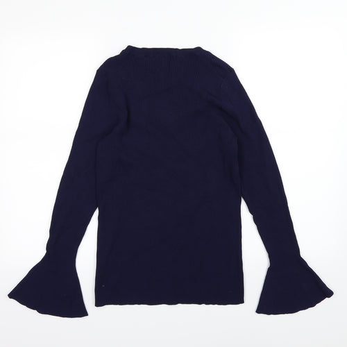 Linea Womens Blue  Knit Pullover Jumper Size 18