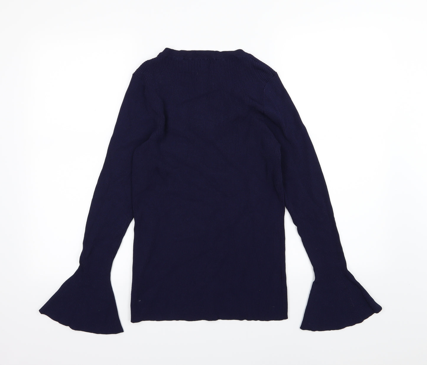 Linea Womens Blue  Knit Pullover Jumper Size 18