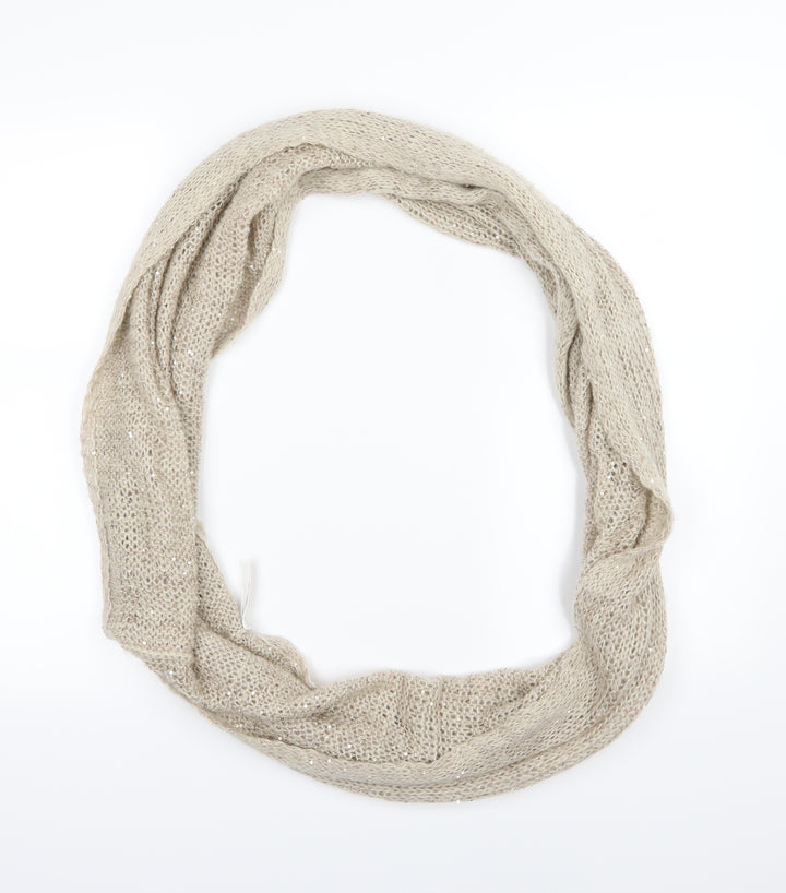 Accessorize Womens Beige  Knit  Scarf   - Snood