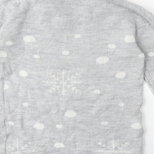 Preworn Womens Grey  Knit Pullover Jumper Size S