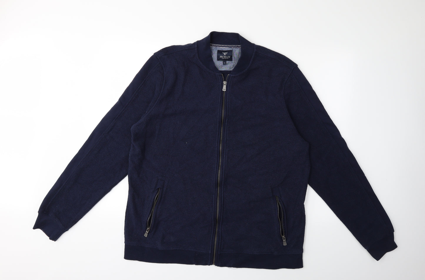 Morley Mens Blue   Full Zip Sweatshirt Size XL