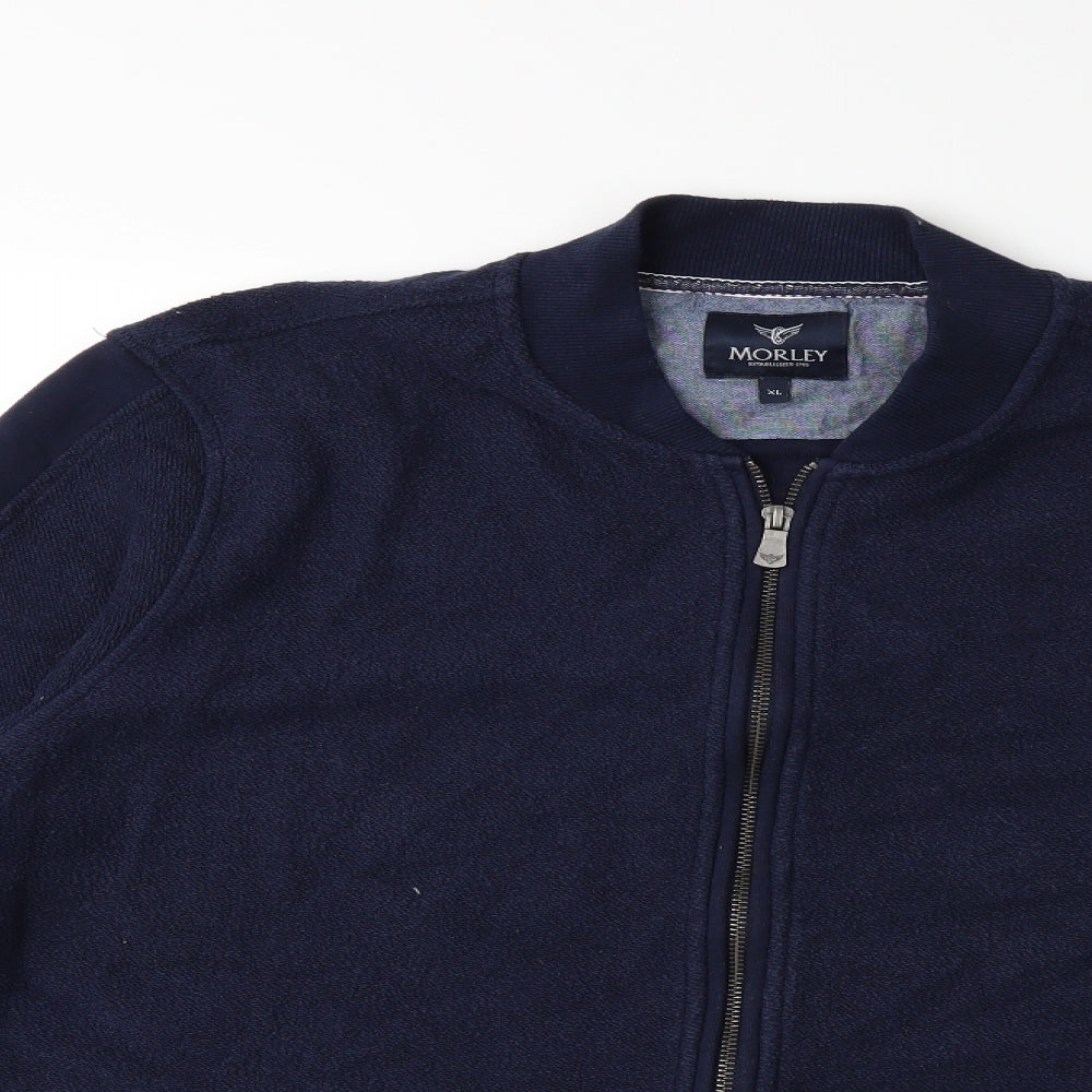 Morley Mens Blue   Full Zip Sweatshirt Size XL