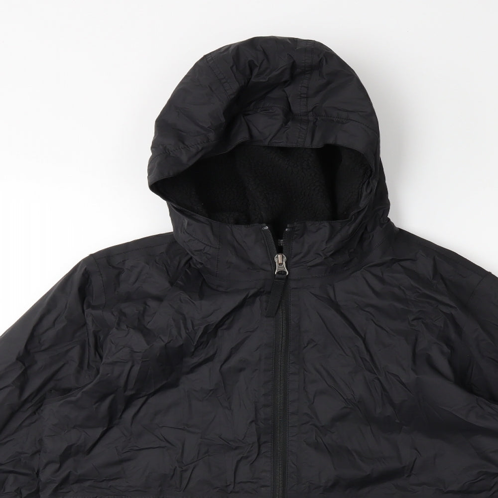The North Face Boys Black   Rain Coat Coat Size L