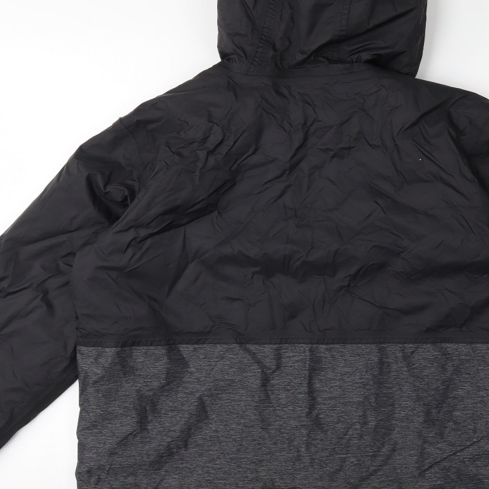 The North Face Boys Black   Rain Coat Coat Size L