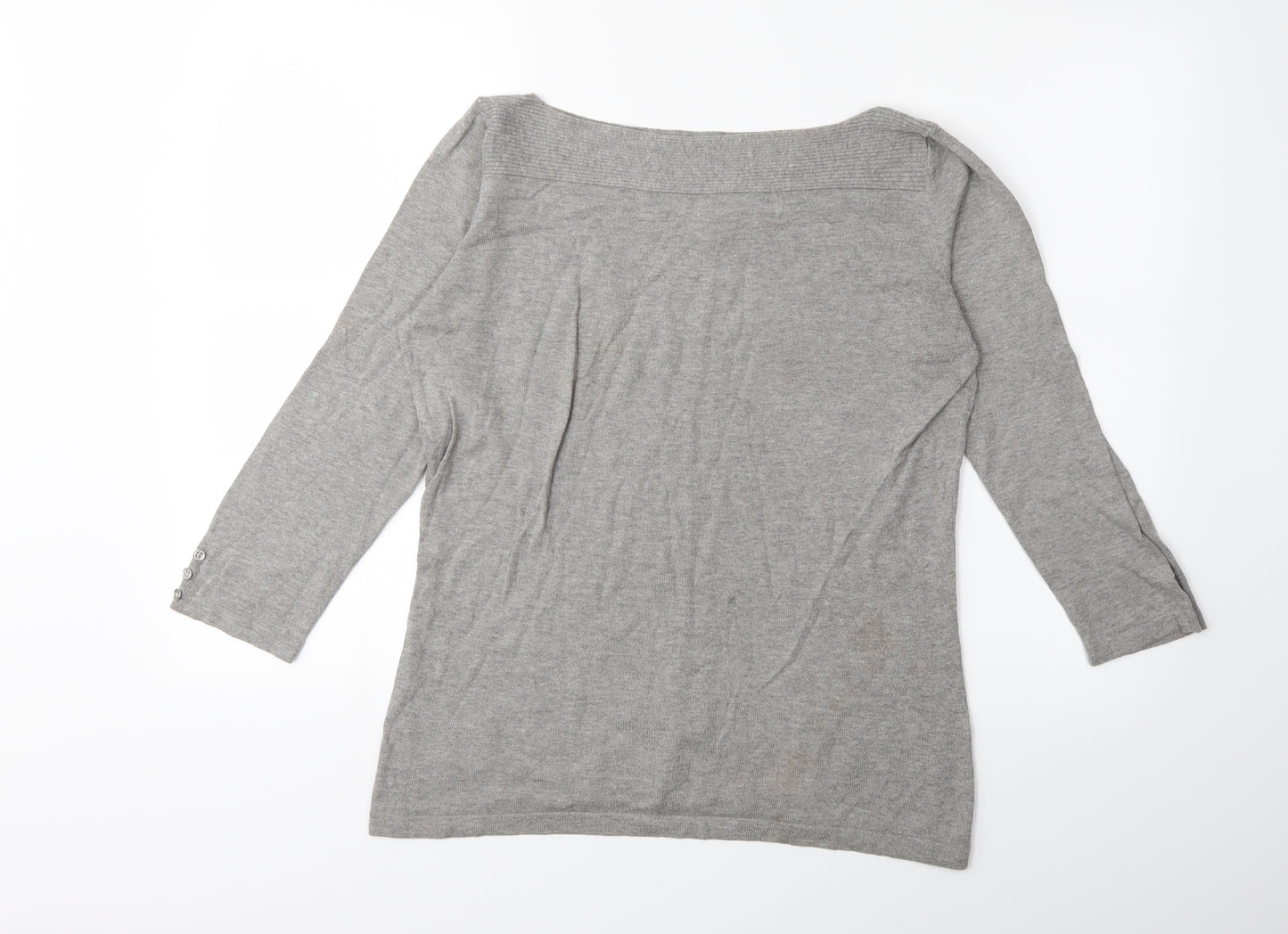 NEXT Womens Grey  Knit Pullover Jumper Size 12