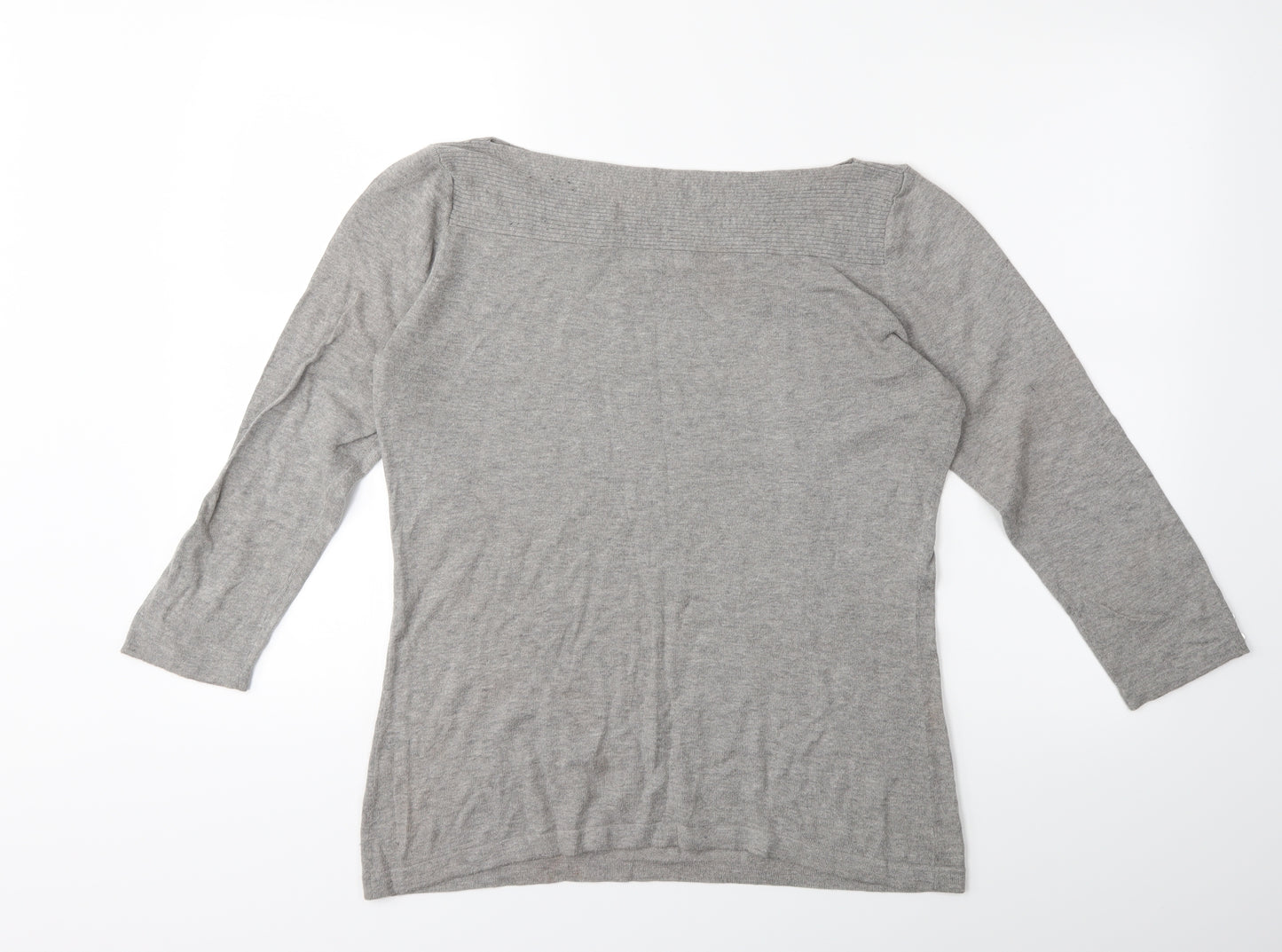 NEXT Womens Grey  Knit Pullover Jumper Size 12