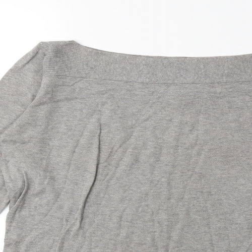 NEXT Womens Grey  Knit Pullover Jumper Size 12