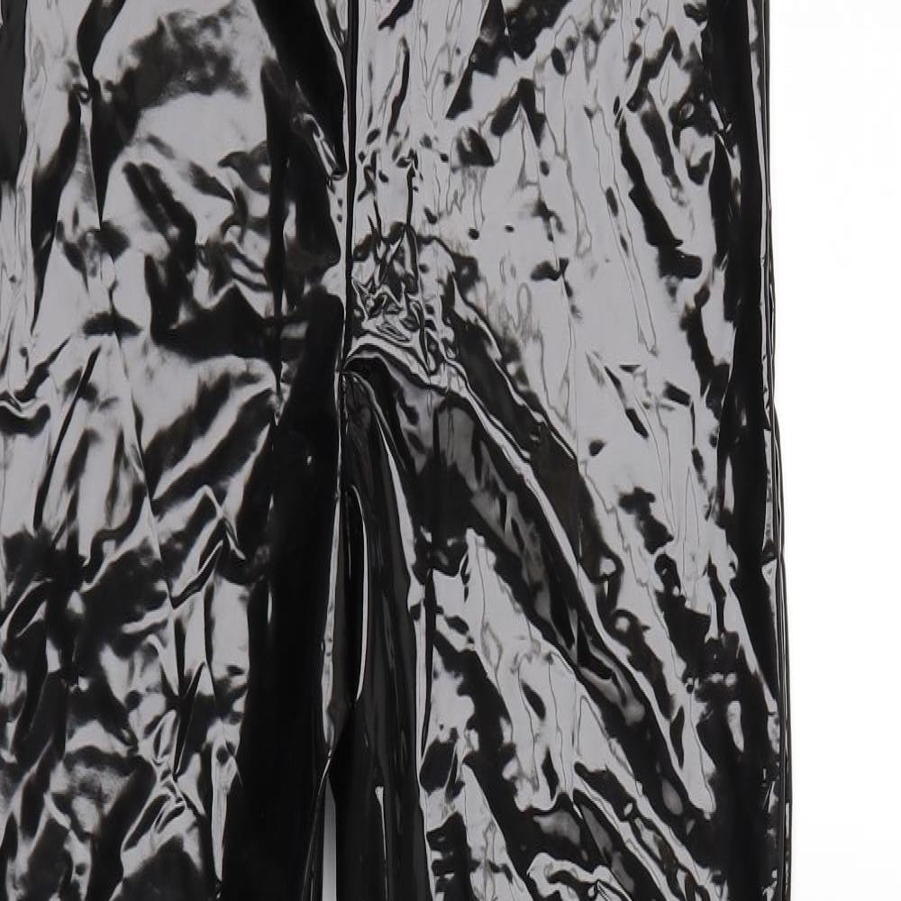 PRETTYLITTLETHING Womens Black   Trousers  Size 12 L30 in