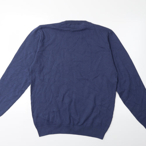 Marks and Spencer Mens Blue  Knit Pullover Jumper Size L