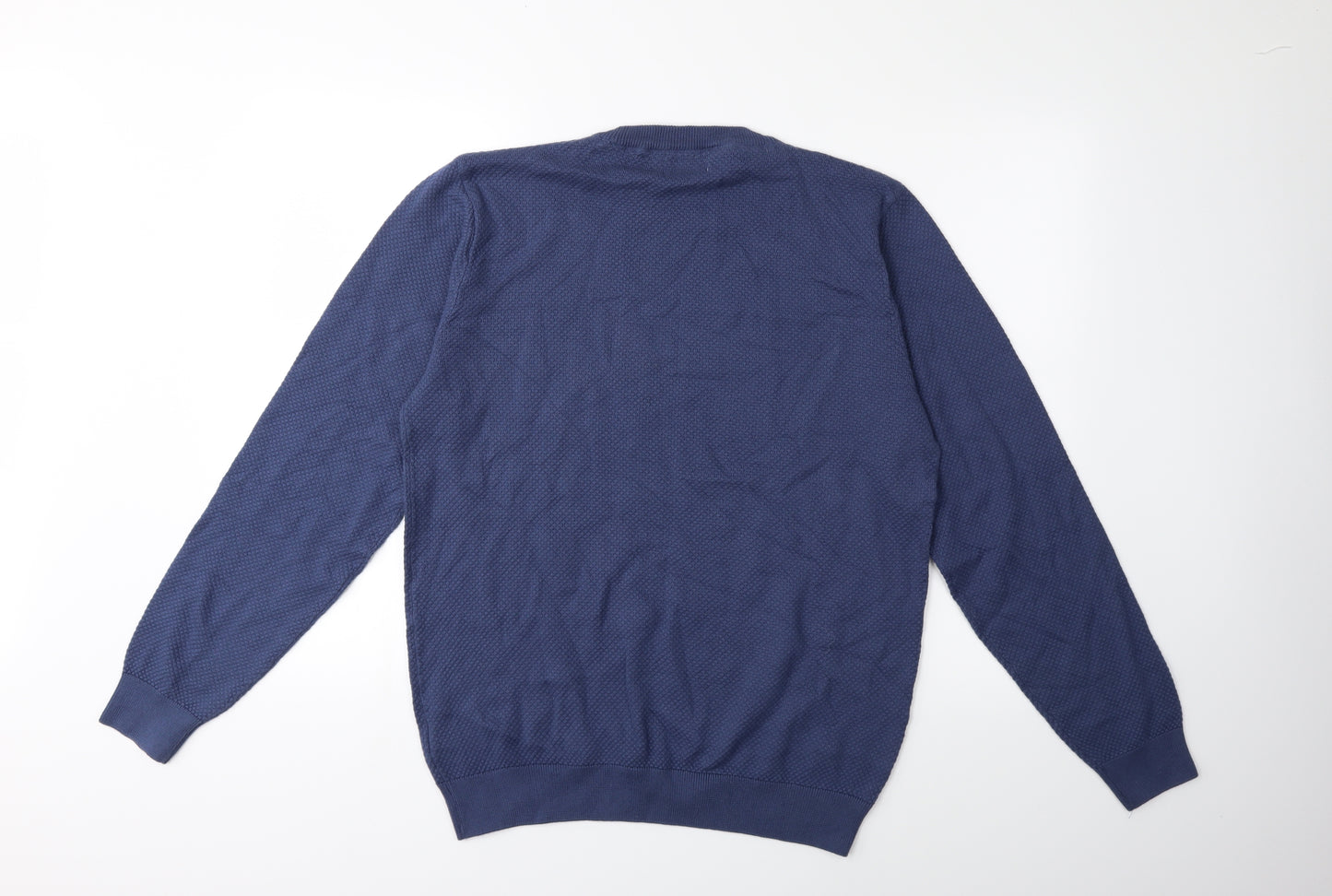 Marks and Spencer Mens Blue  Knit Pullover Jumper Size L