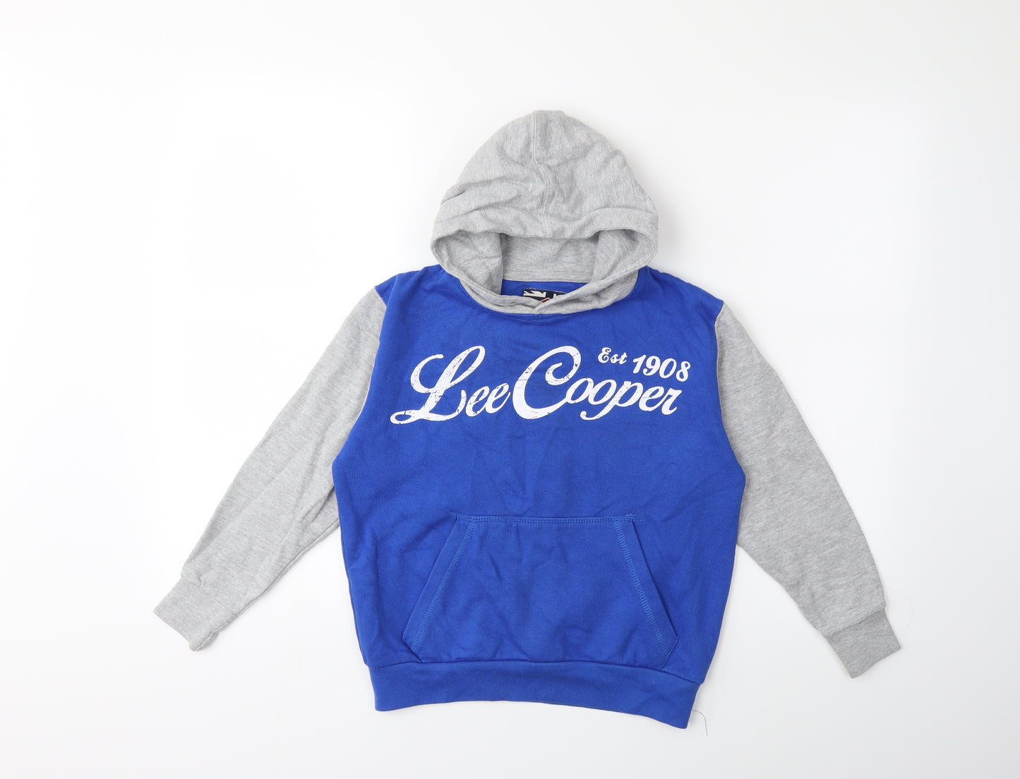Lee Cooper Boys Blue   Pullover Hoodie Size 9-10 Years