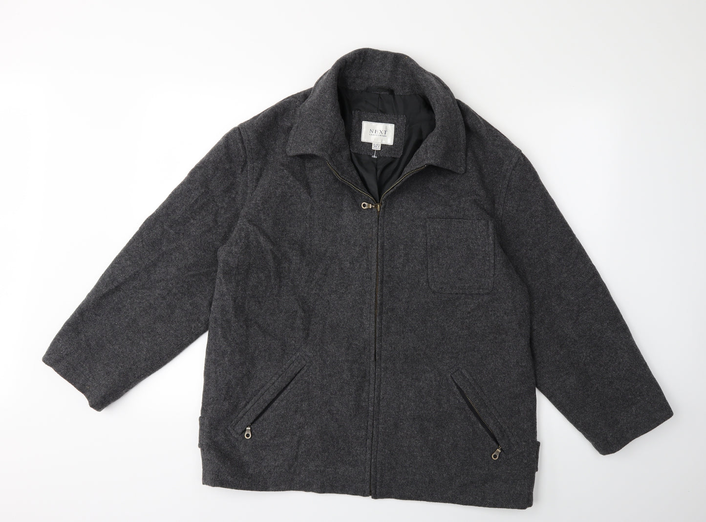 NEXT Womens Grey   Jacket Coat Size M