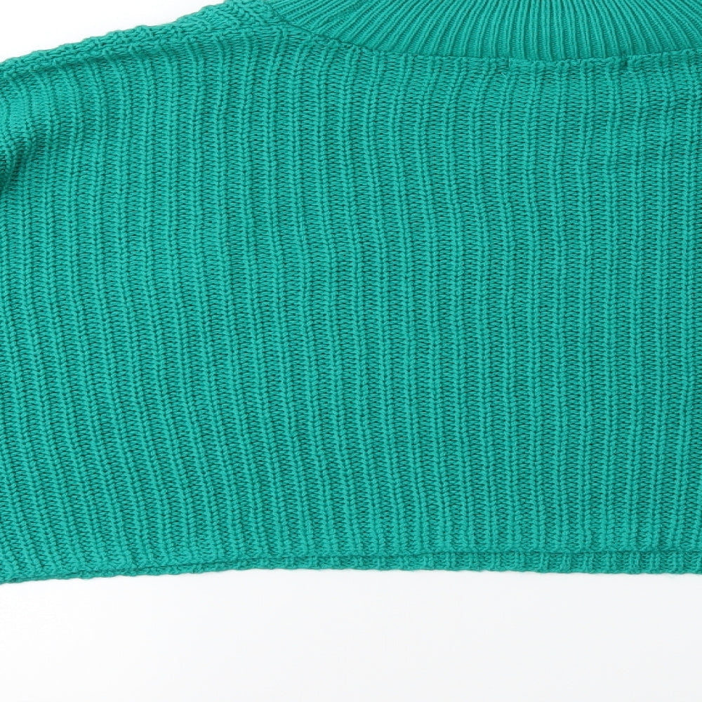 In the Style Womens Green  Knit Pullover Jumper Size 8