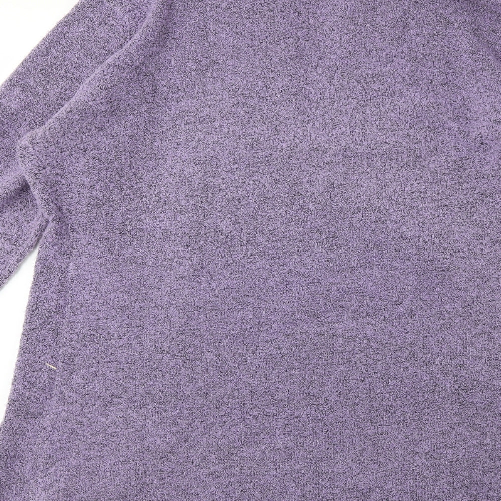 Julipa Womens Purple  Knit Cardigan Jumper Size 14