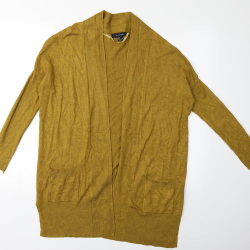 Atmosphere Womens Gold  Knit Cardigan Jumper Size 8