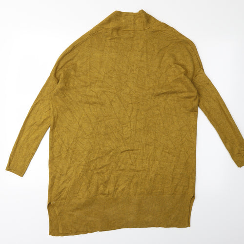 Atmosphere Womens Gold  Knit Cardigan Jumper Size 8