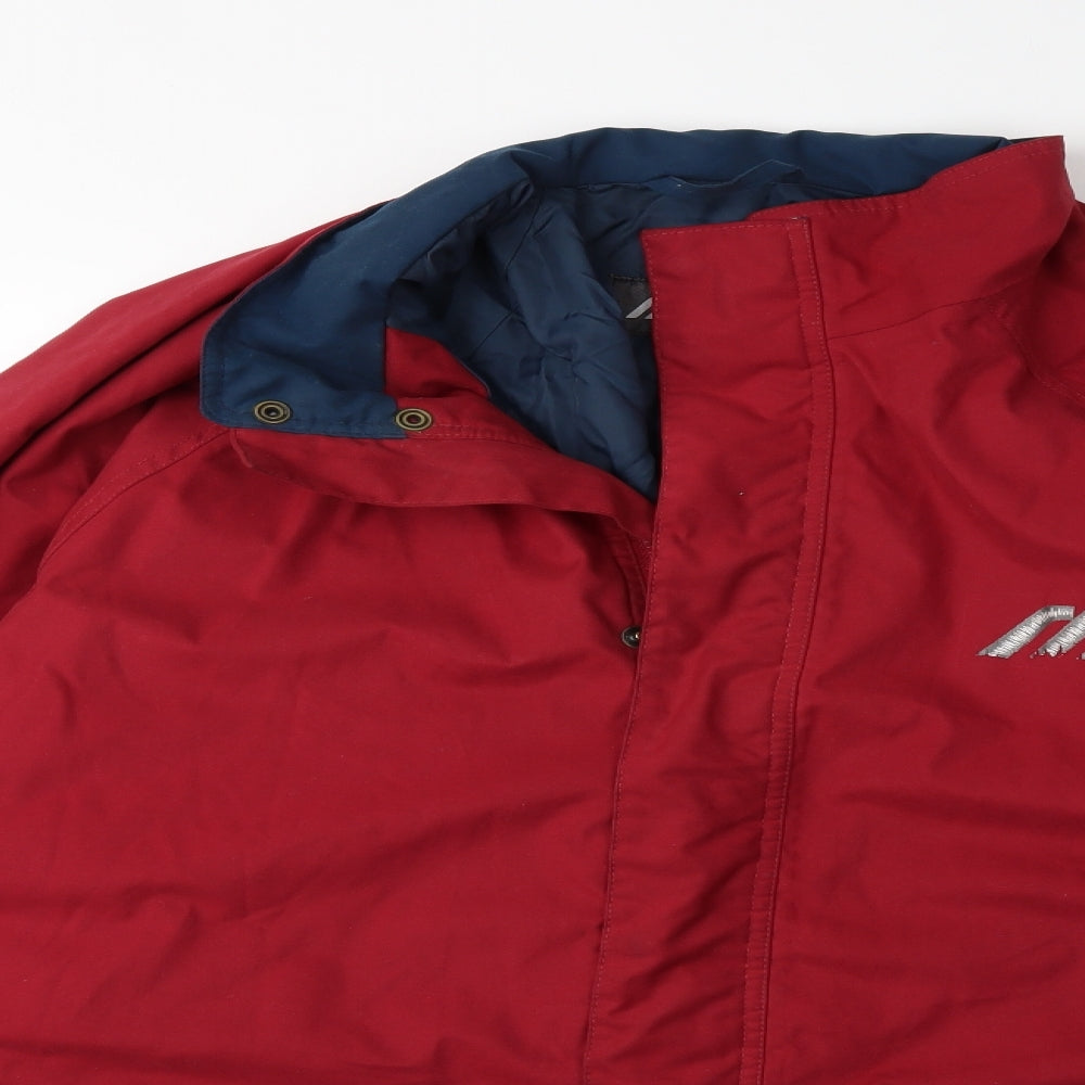 Preworn Mens Red   Rain Coat Coat Size 2XL