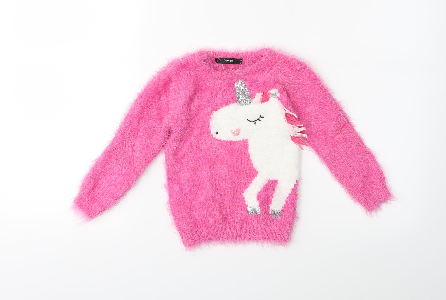 George Baby Pink   Pullover Jumper Size 12-18 Months