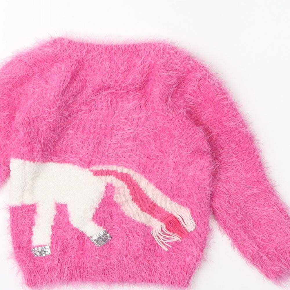 George Baby Pink   Pullover Jumper Size 12-18 Months