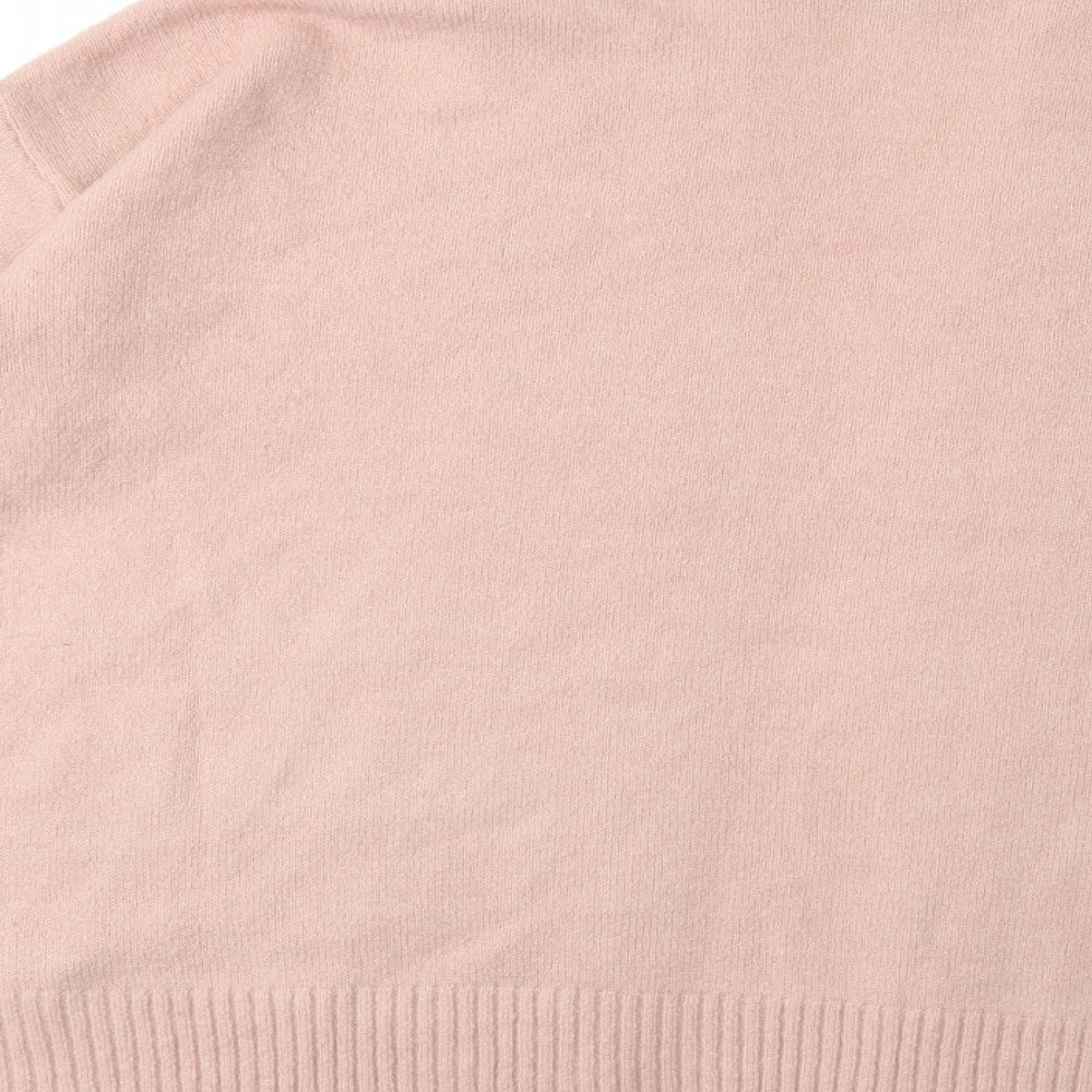 Primark Womens Pink  Knit Cardigan Jumper Size 12