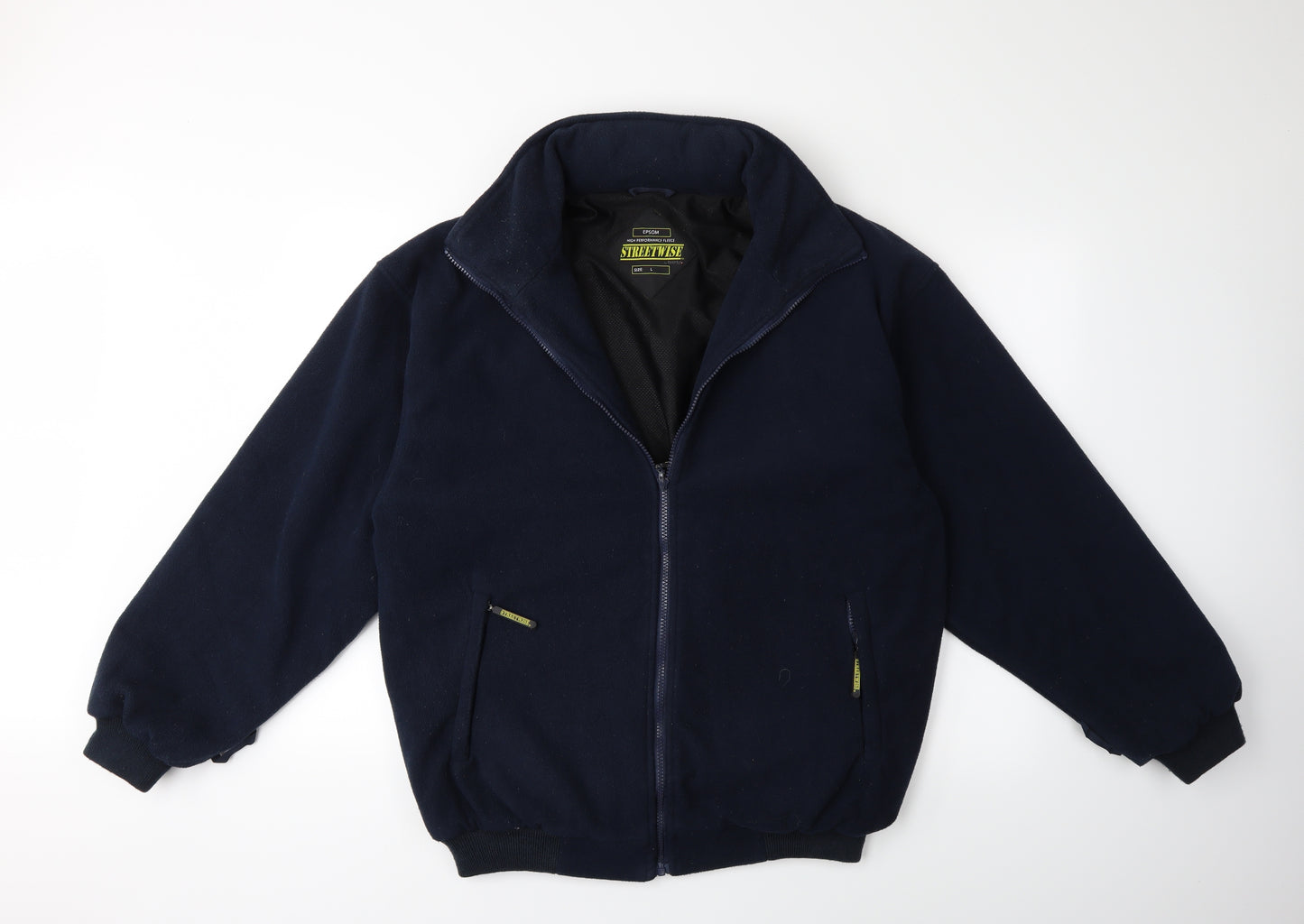 Streetwise Mens Blue  Fleece Jacket  Size L