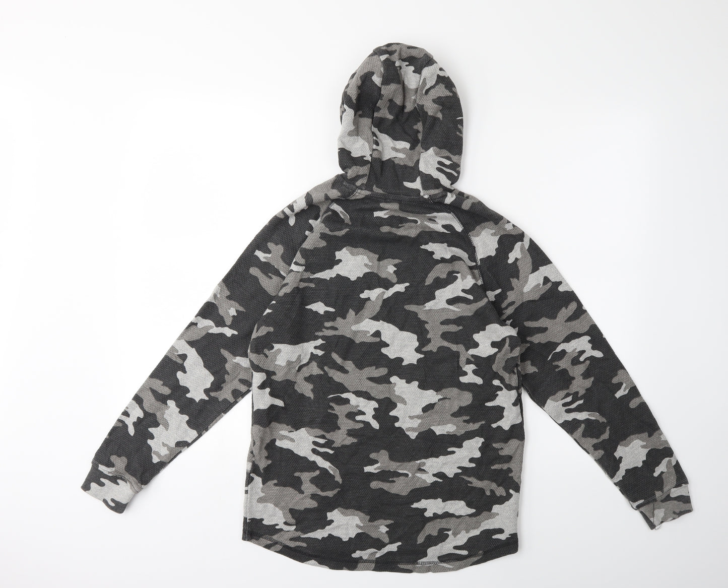 George Boys Grey Camouflage  Pullover Hoodie Size 13 Years
