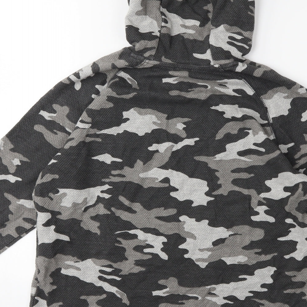 George Boys Grey Camouflage  Pullover Hoodie Size 13 Years
