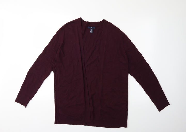 Gap Womens Red Knit Cardigan Jumper Size M