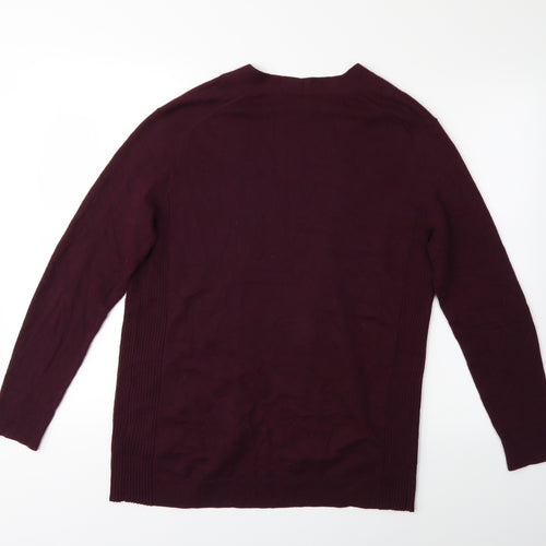 Gap Womens Red  Knit Cardigan Jumper Size M