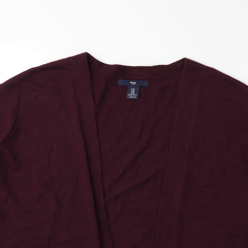 Gap Womens Red  Knit Cardigan Jumper Size M