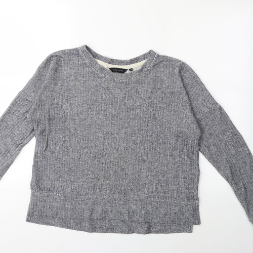 New Look Womens Blue  Knit Pullover Jumper Size 10